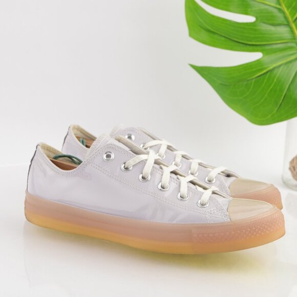 Converse Shoes - Converse Chuck Taylor Womens Glow Sneakers Size 9 Light Purple Patent Shoes Low